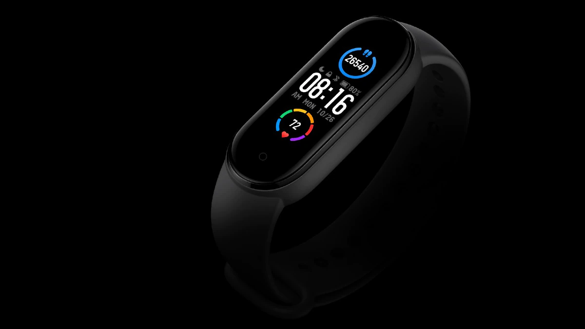 Xiaomi's MI Smart Band 5 Smart Bracelet in Black