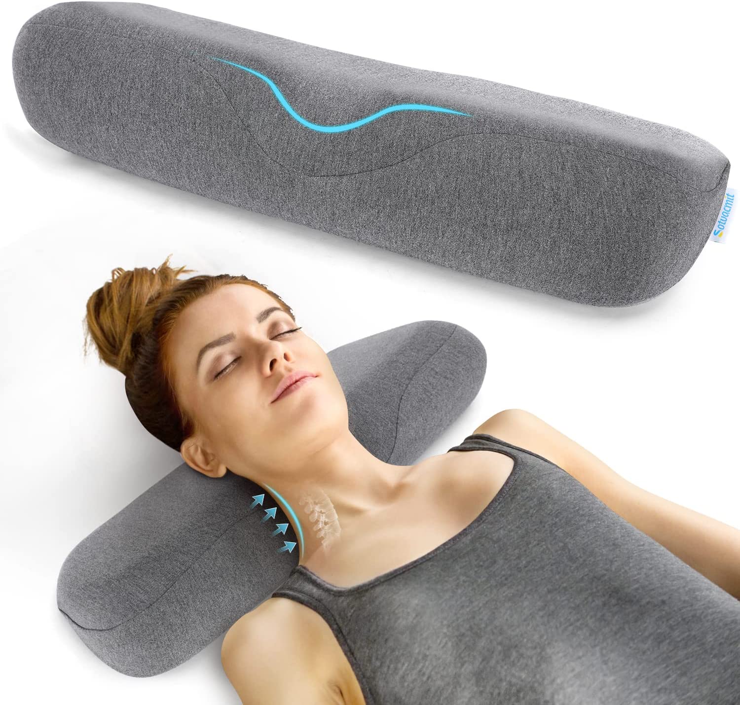 roll pillow for neck pain