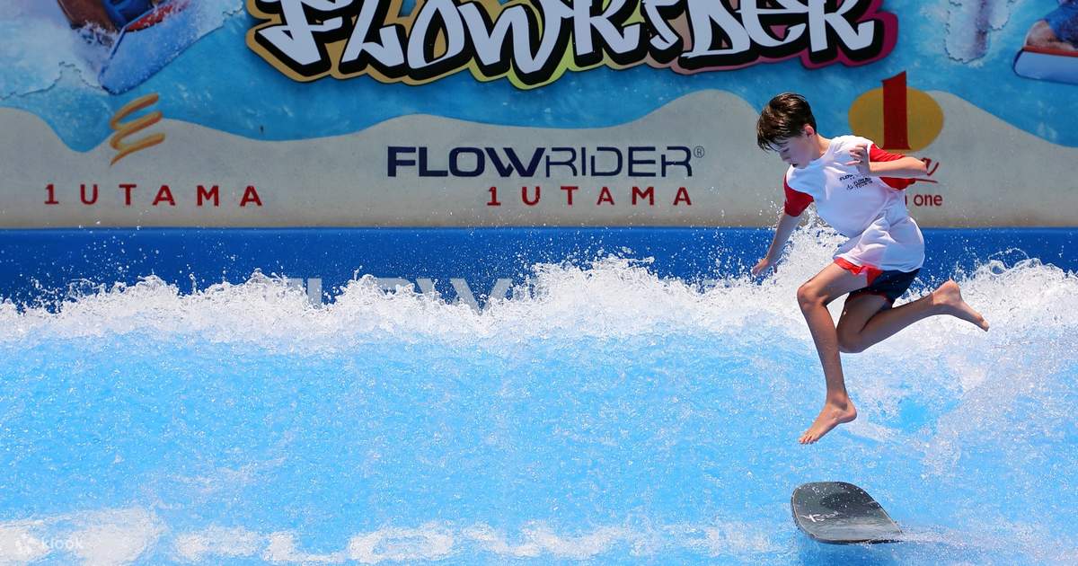 TRY NOT TO WIPE OUT ON THE FLOWRIDER